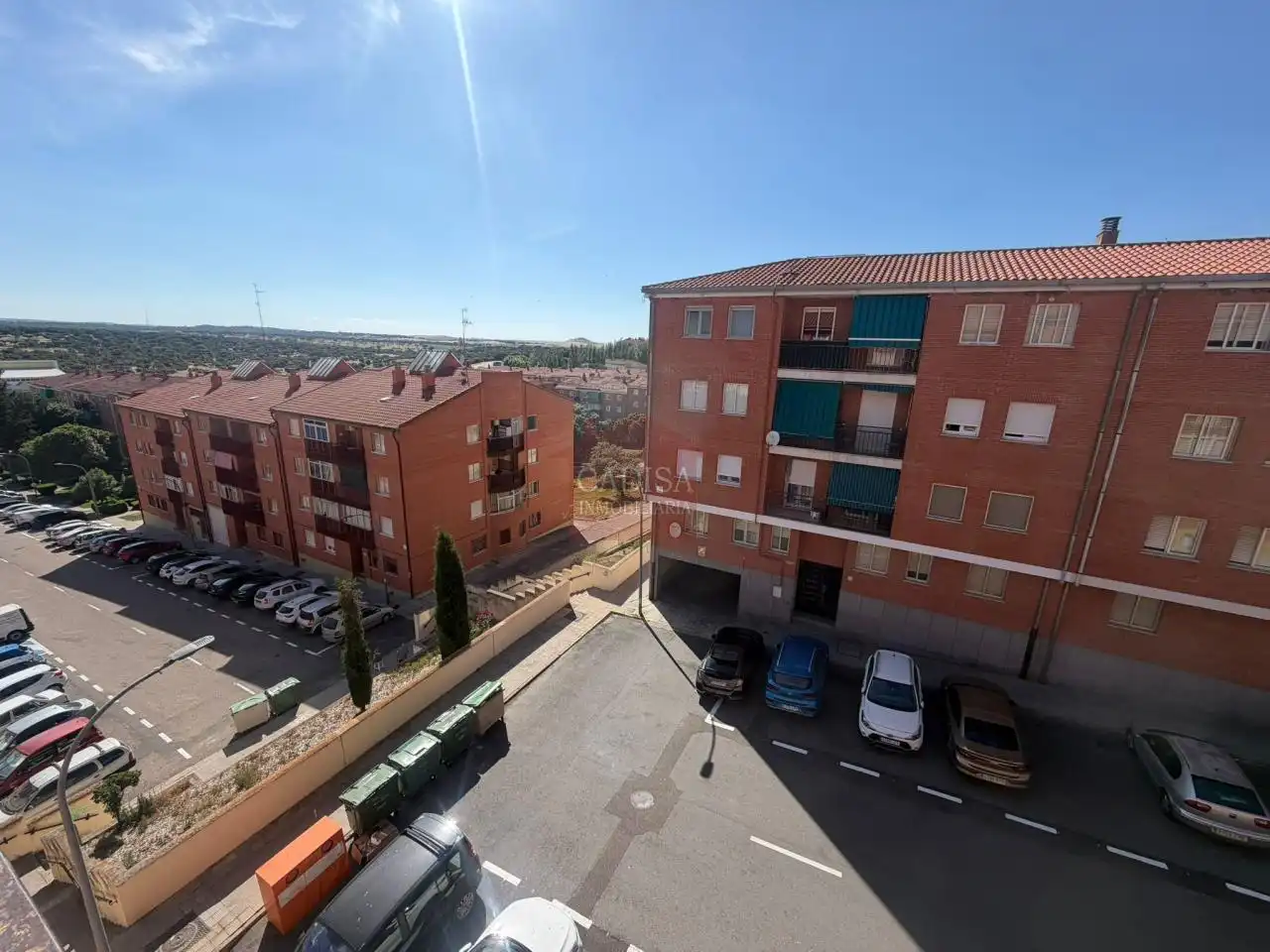 Vista exterior de Pis de lloguer en Terradillos amb Calefacció, Moblat i Balcó