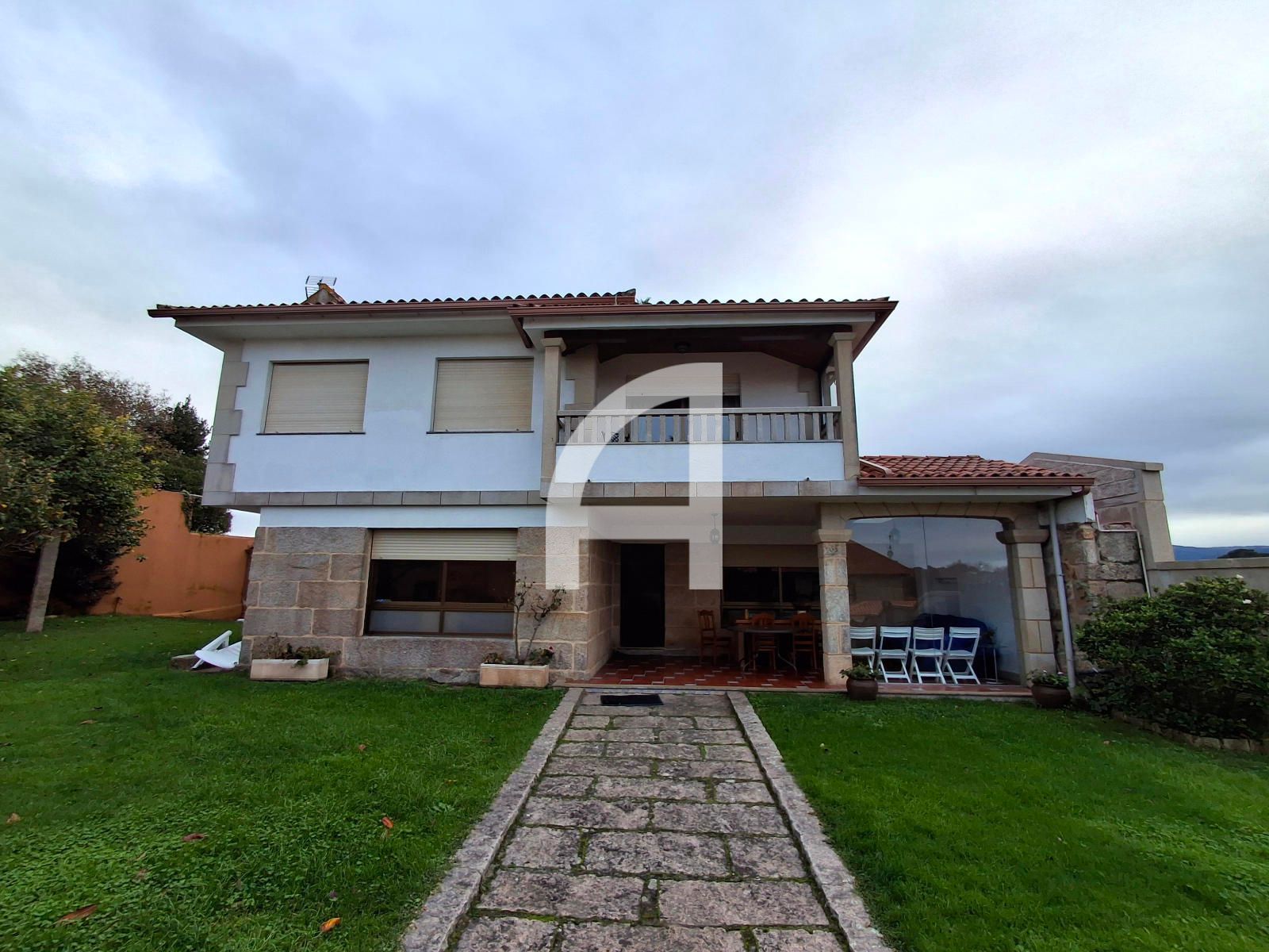 Exterior view of House or chalet for sale in Nigrán  with Heating, Private garden and Parquet flooring