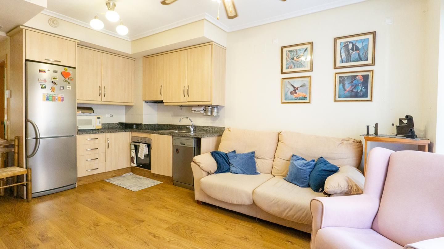 Living room of Flat for sale in Santa Pola  with Air Conditioner, Terrace and Storage room