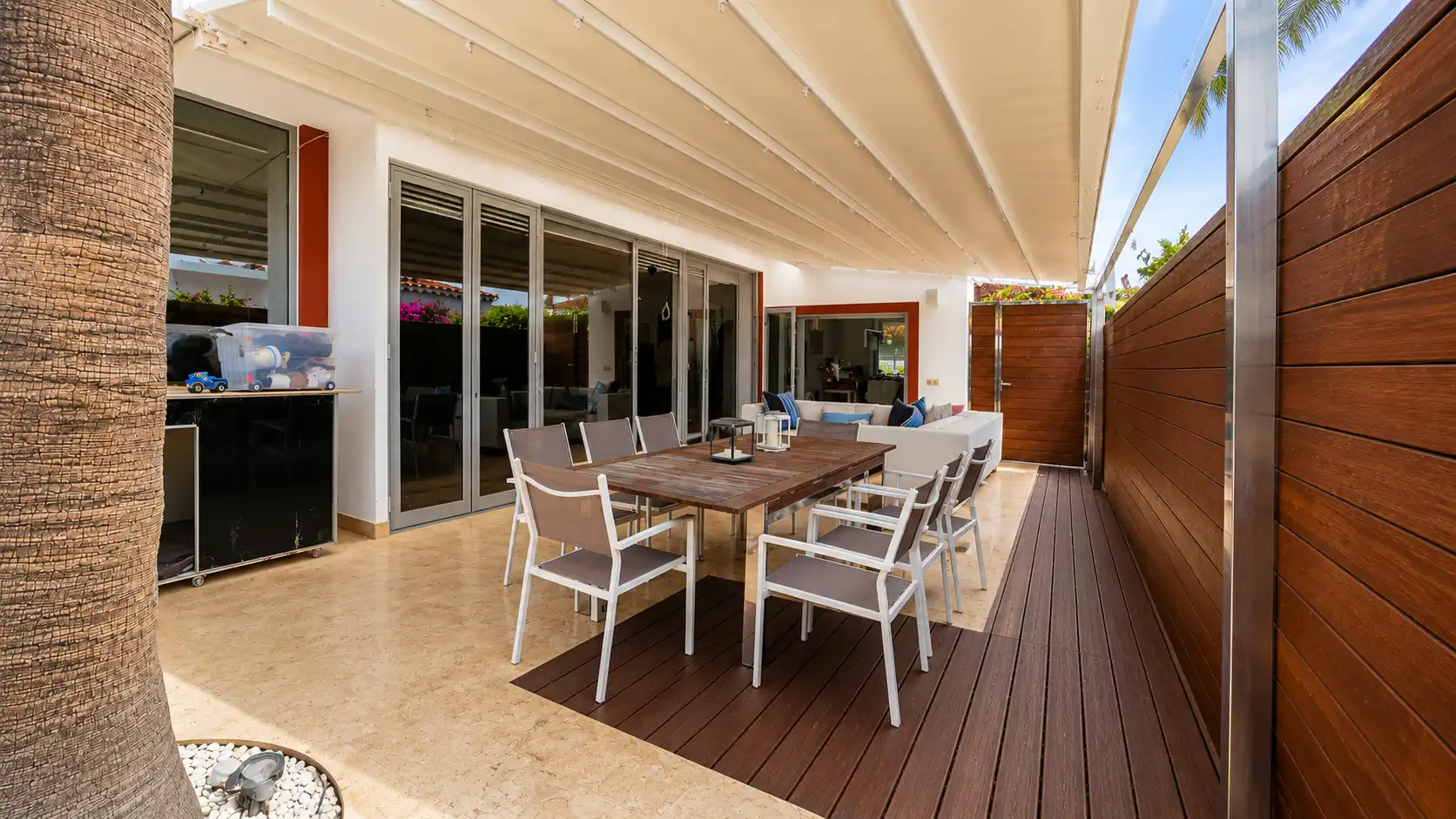 Terraza de Casa o chalet en venta en Arona con Jardín privado, Terraza y Amueblado