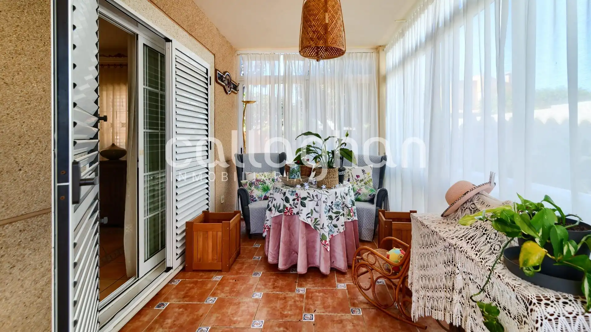 Terrassa de Casa o xalet en venda en Polinyà de Xúquer amb Aire condicionat, Jardí privat i Terrassa