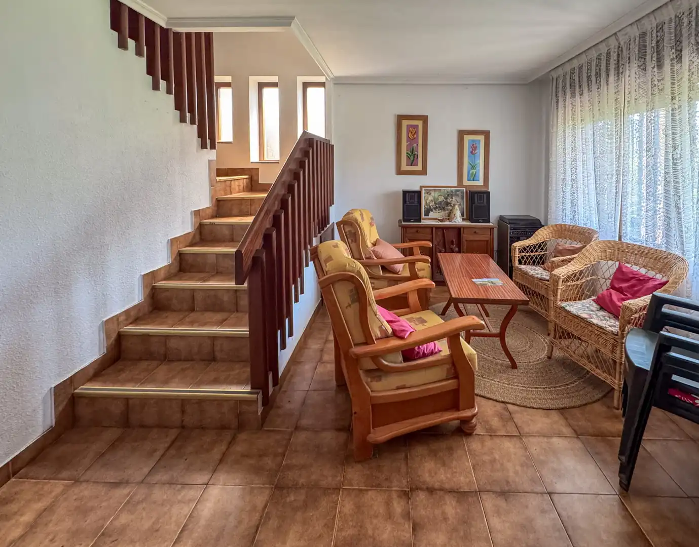 Sala de estar de Casa o chalet en venta en Alfoz de Lloredo con Jardín privado