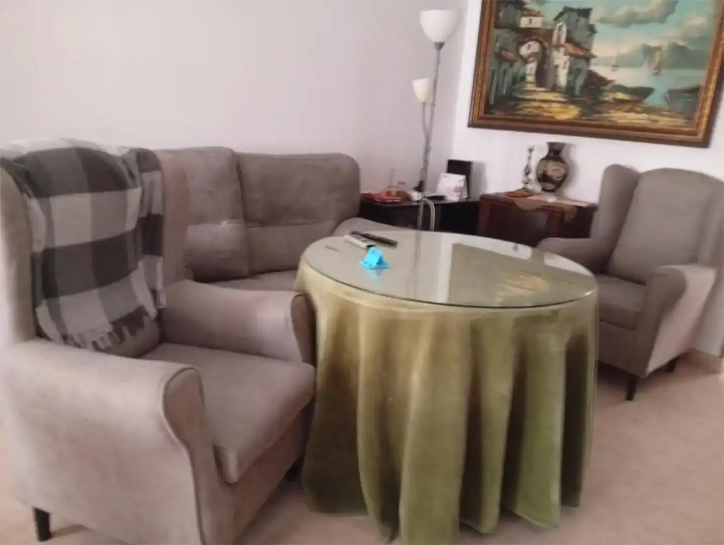 Sala d'estar de Pis en venda en Peraleda de la Mata amb Aire condicionat