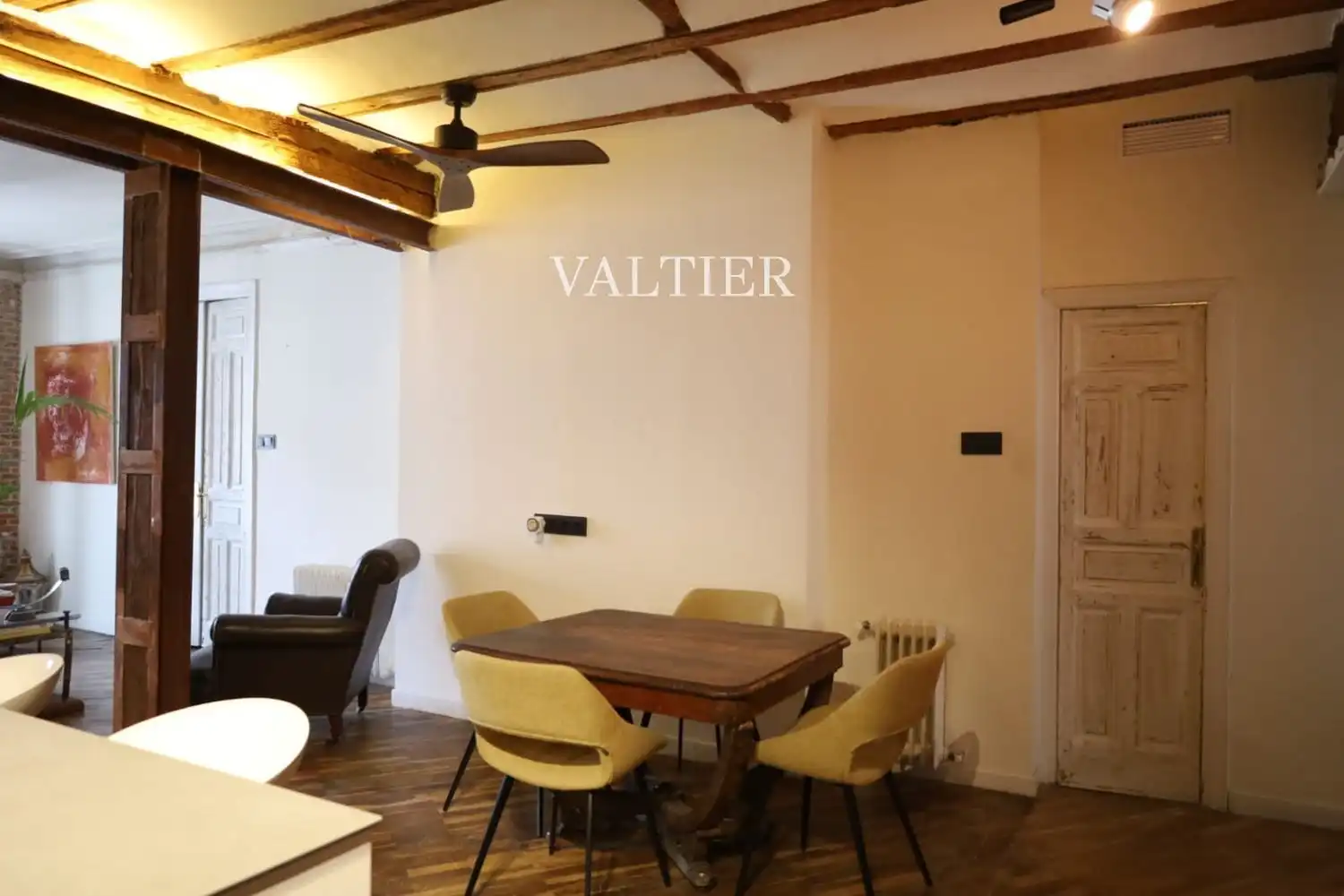 Dining room of Flat for rent in Madrid  with Air Conditioner, Storage room and Furnished