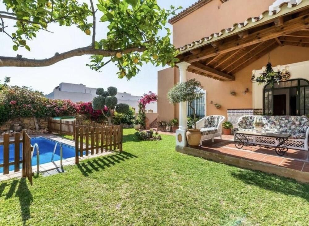 Garden of House or chalet for rent in Marbella  with Air Conditioner, Private garden and Terrace