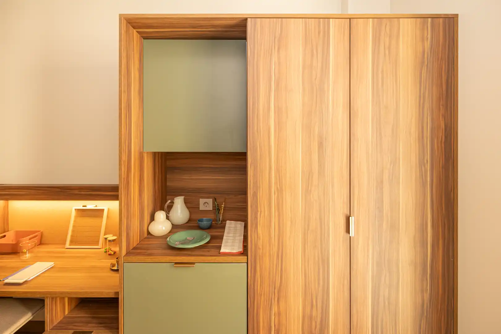 Schlafzimmer von Wohnung zur Miete in Barcelona mit Klimaanlage, Heizung und Möbliert