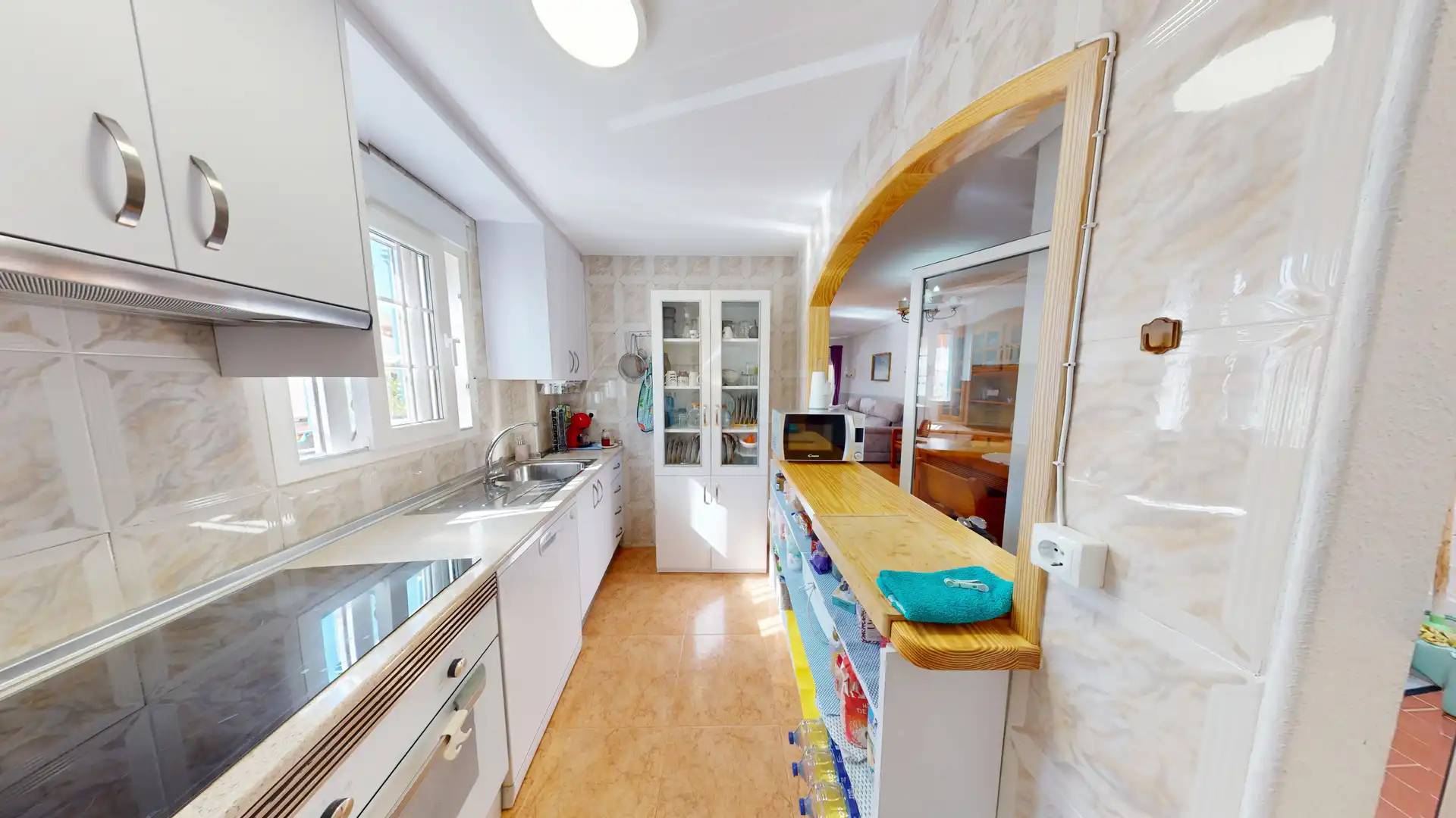 Cocina de Planta baja en venta en Los Alcázares con Terraza, Piscina y Balcón