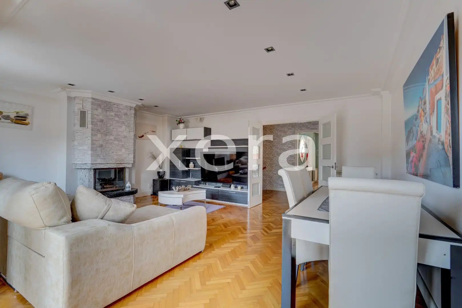 Sala de estar de Casa adosada en venta en Urnieta con Calefacción, Terraza y Trastero