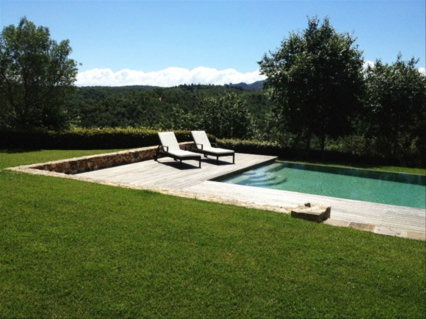 Jardí de Finca rústica en venda en Llagostera amb Piscina