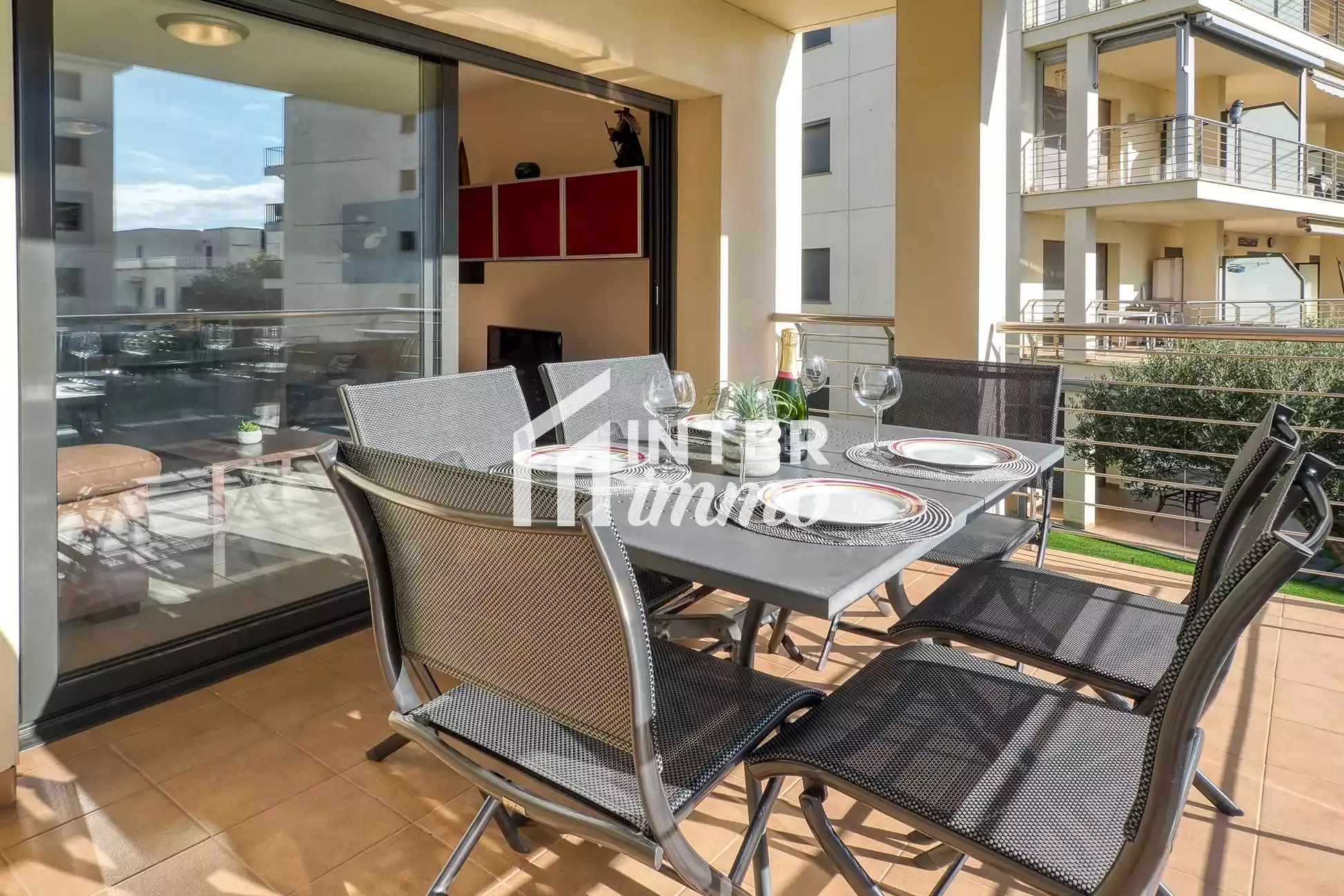 Terrace of Flat for sale in Roses  with Air Conditioner, Heating and Terrace