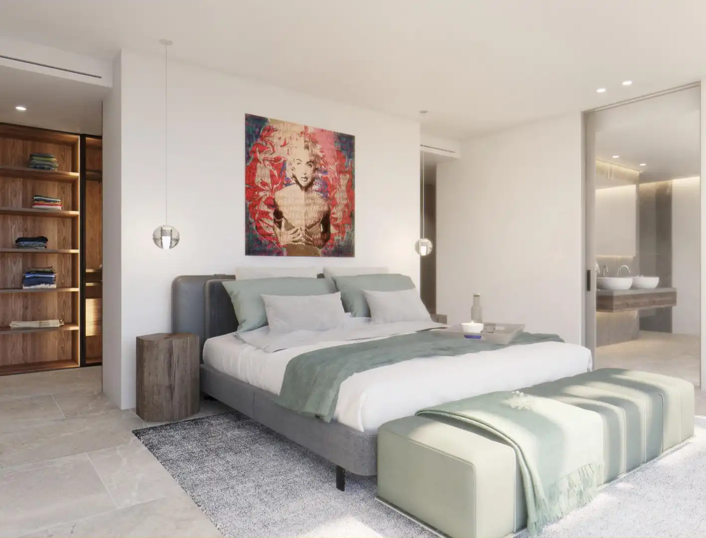 Dormitori de Casa o xalet en venda en Calvià amb Aire condicionat, Jardí privat i Traster