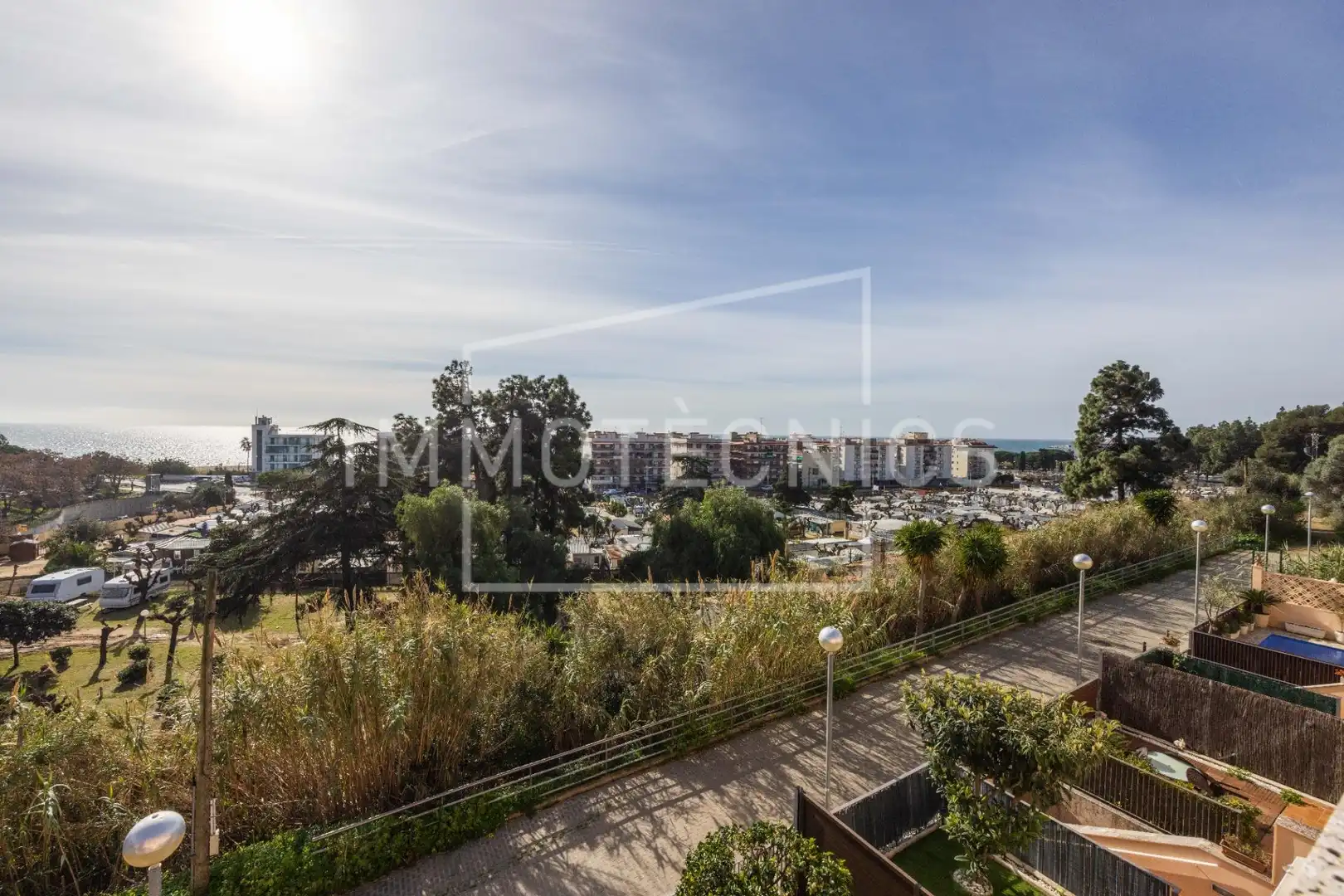 Terrace of Detached homes for sale in Canet de Mar  with Air Conditioner, Heating and Private garden
