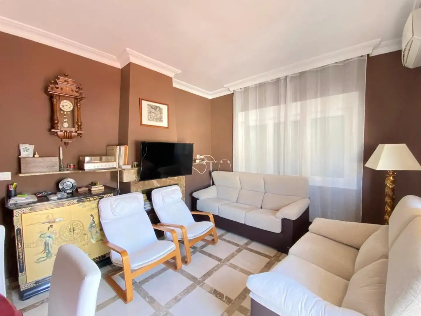 Sala d'estar de Pis en venda en Ayamonte amb Aire condicionat, Calefacció i Parquet