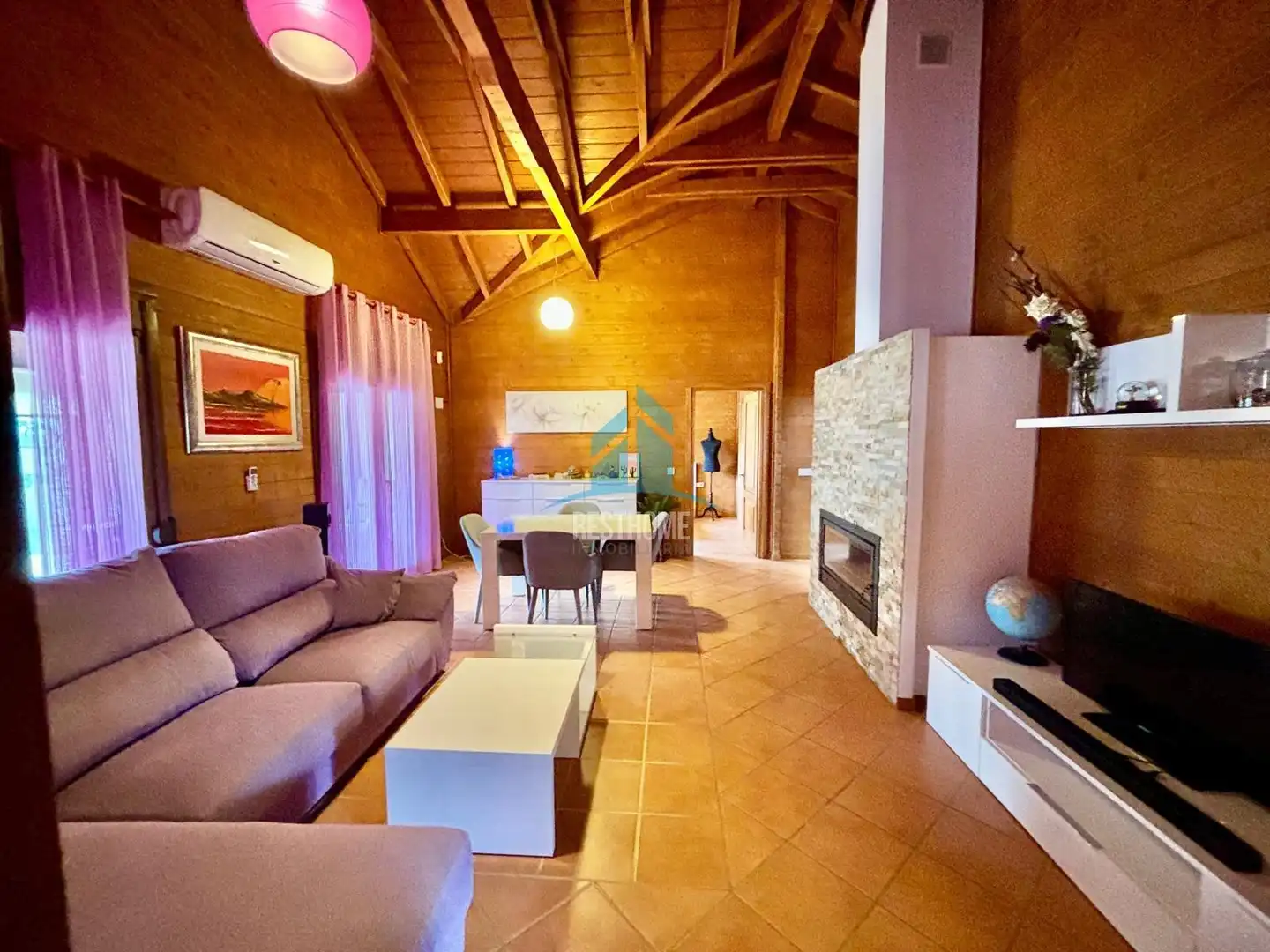 Sala d'estar de Casa o xalet en venda en Palma de Gandia amb Calefacció, Jardí privat i Terrassa