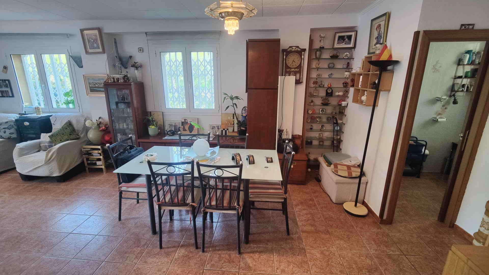 Kitchen of House or chalet for sale in Olesa de Bonesvalls  with Air Conditioner, Private garden and Parquet flooring