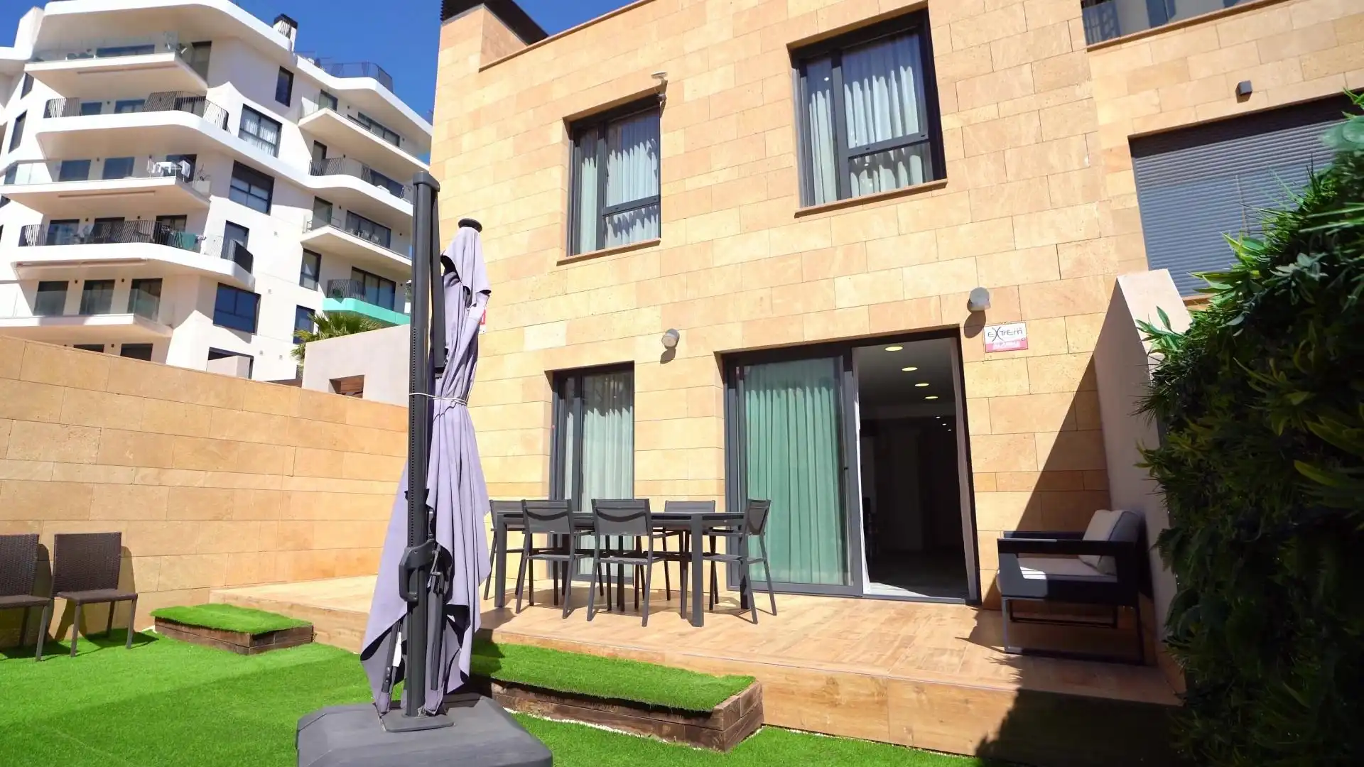 Terrace of Duplex for sale in Villajoyosa / La Vila Joiosa  with Air Conditioner, Private garden and Terrace