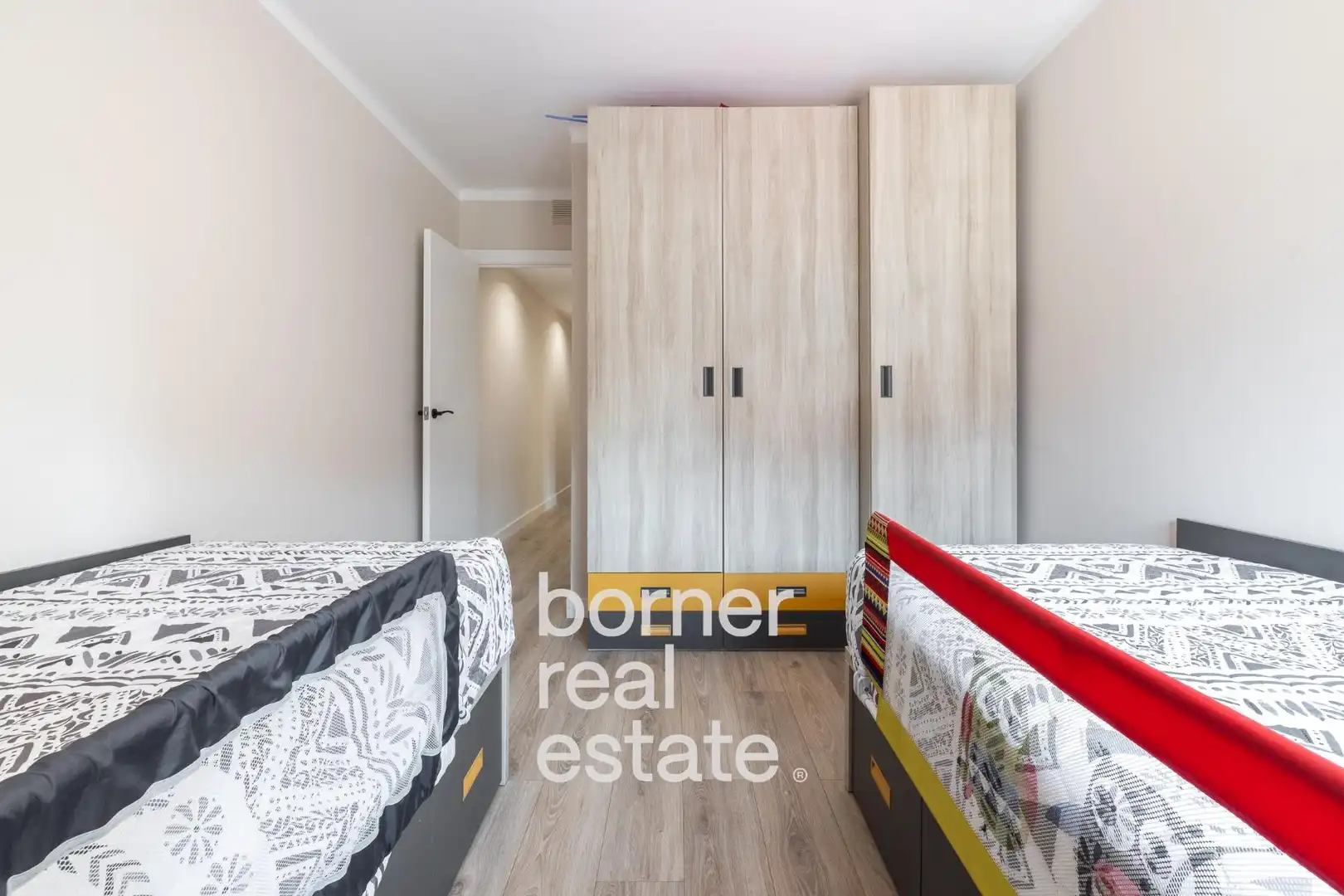 Schlafzimmer von Wohnung zum Verkauf in Rubí mit Heizung, Parkett und Balkon