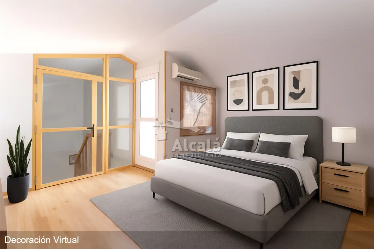 Bedroom of Houses for sale in Alcalá de Henares  with Air Conditioner, Heating and Parquet flooring