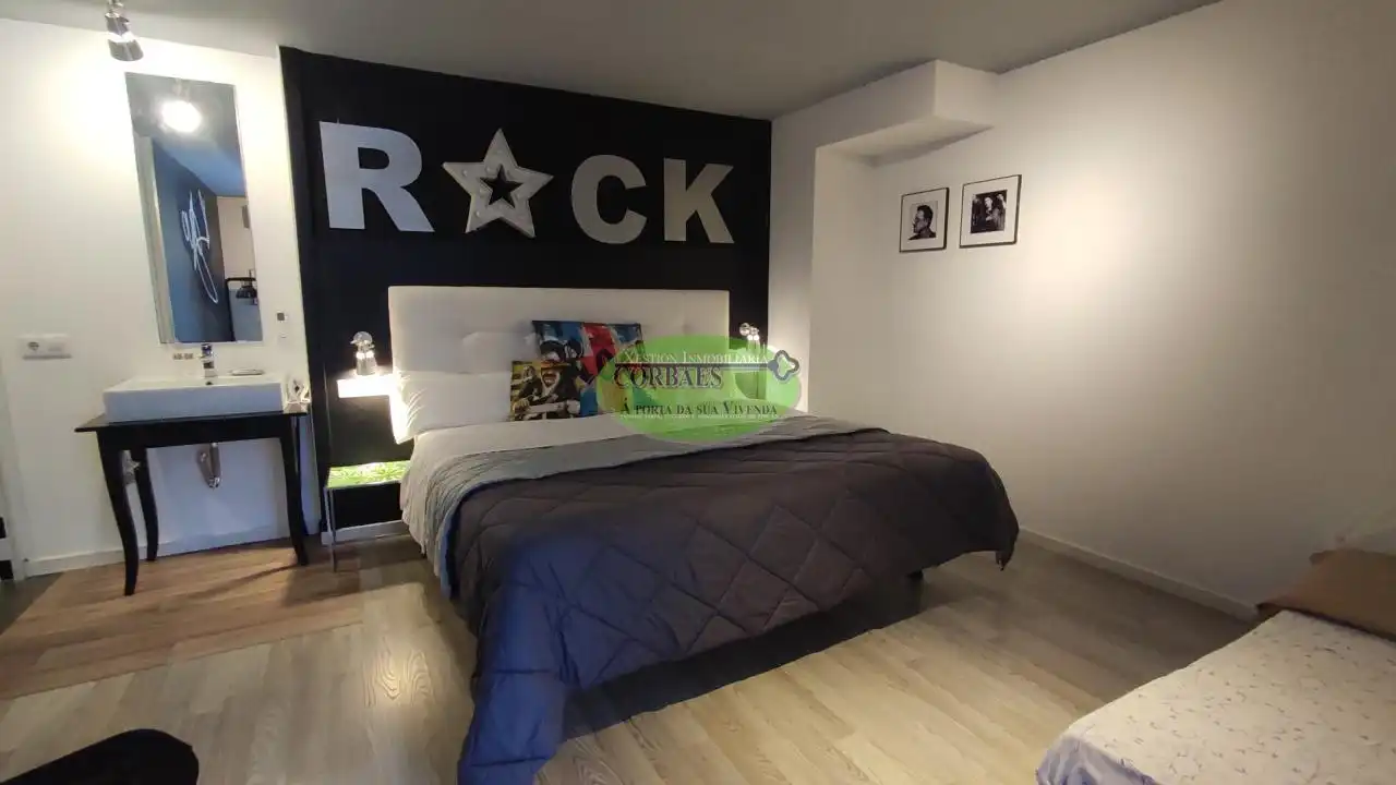 Schlafzimmer von Geschaftsraum zum Verkauf in Taboadela mit Klimaanlage und Möbliert
