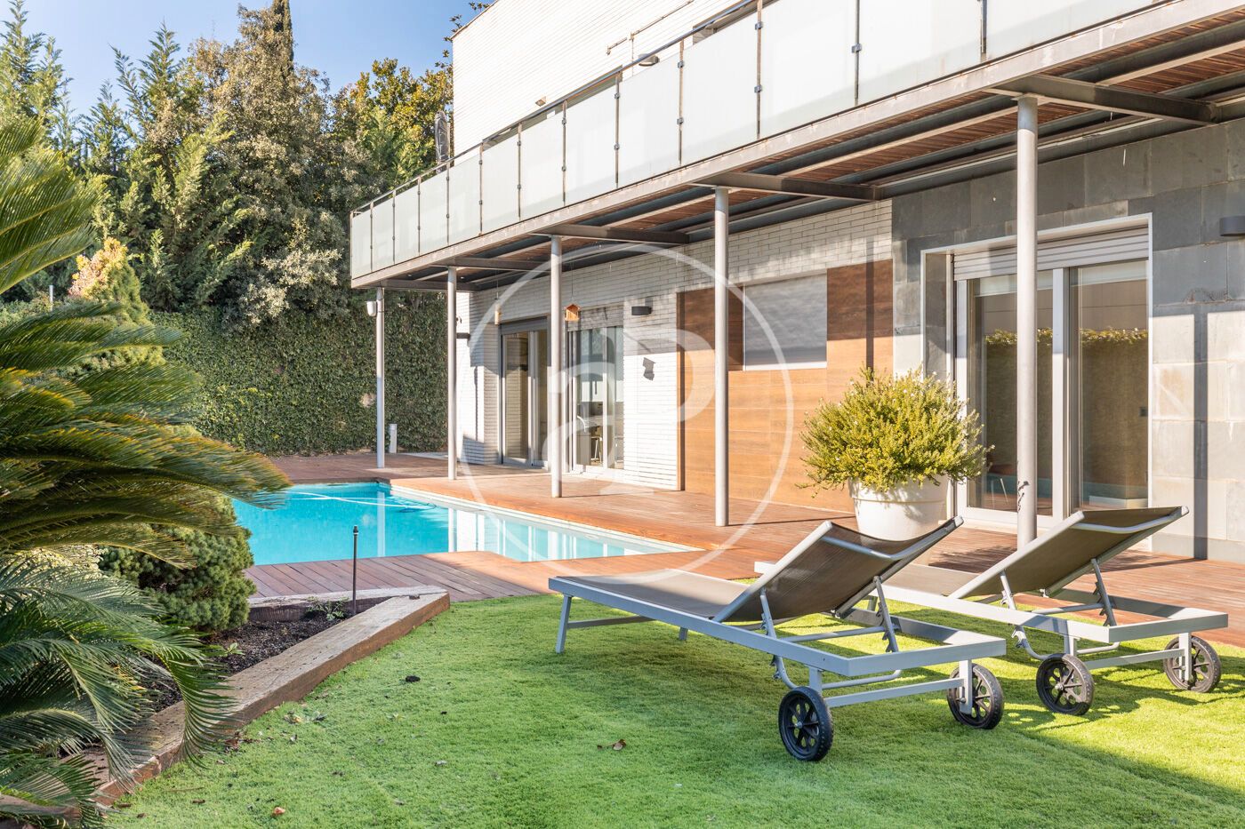 Piscina de Casa o chalet en venta en Sant Cugat del Vallès con Aire acondicionado, Calefacción y Jardín privado