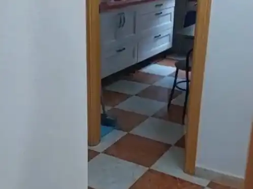 Kitchen of Flat for sale in Jarandilla de la Vera  with Parquet flooring, Furnished and Washing machine