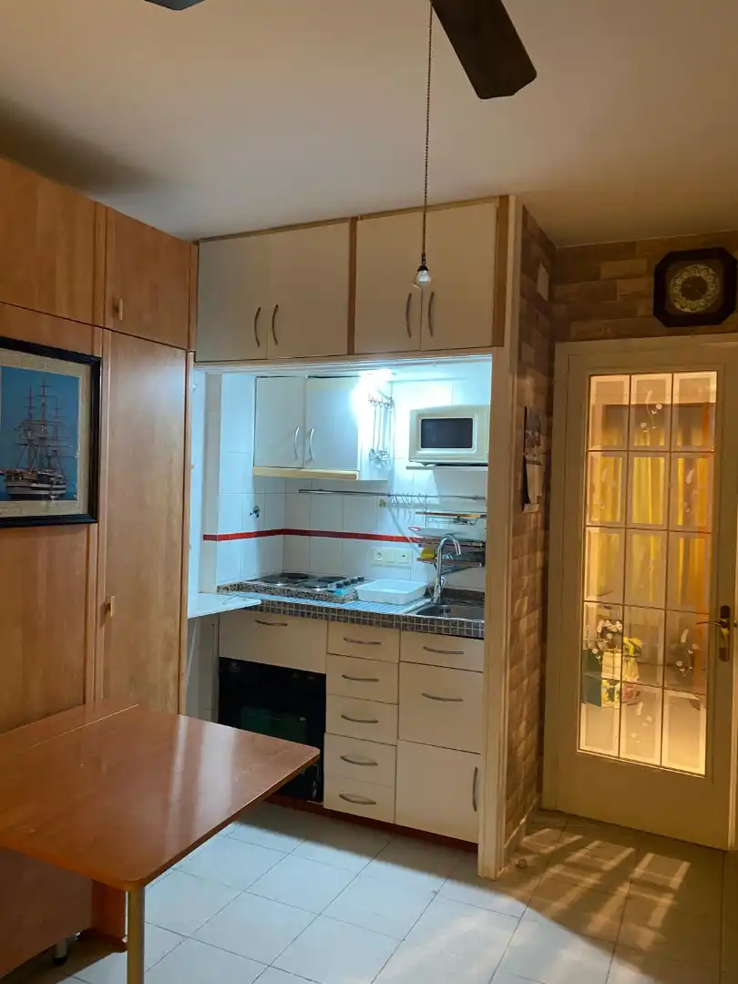 Cocina de Apartamento de alquiler en Lloret de Mar con Amueblado, Lavadora y Balcón