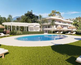 Swimming pool of Flat for sale in Estepona  with Air Conditioner, Private garden and Terrace