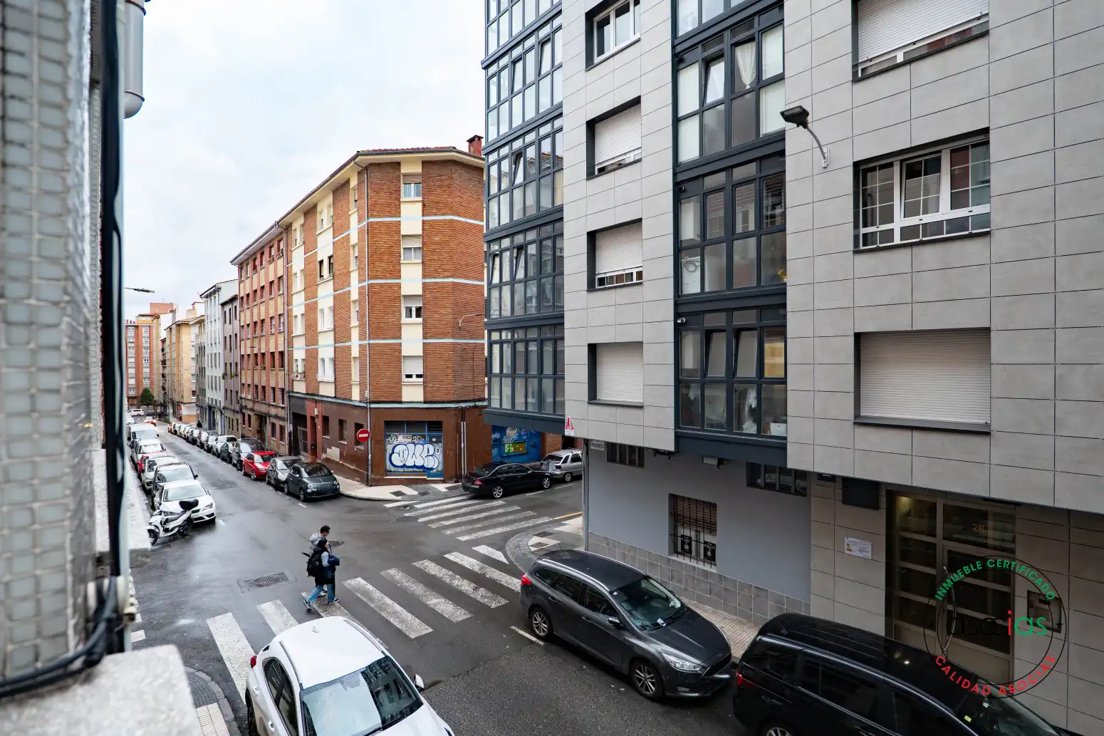 Vista exterior de Piso en venta en Gijón  con Calefacción