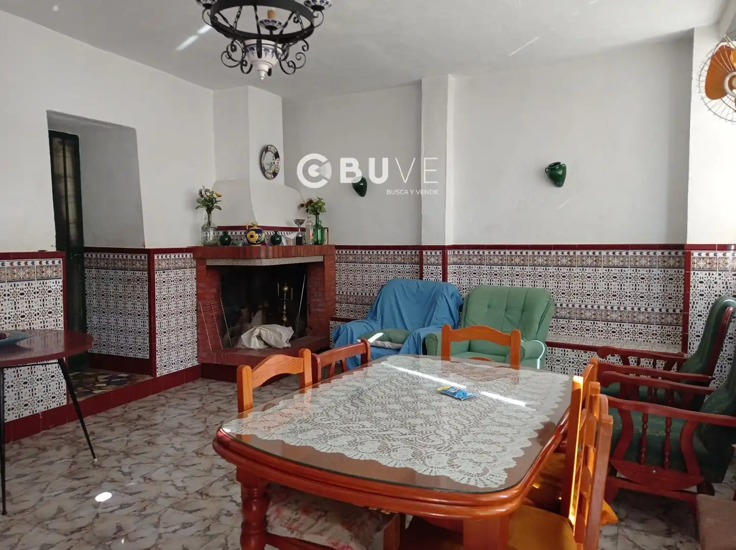Dining room of Houses for sale in Zufre  with Air Conditioner, Heating and Terrace