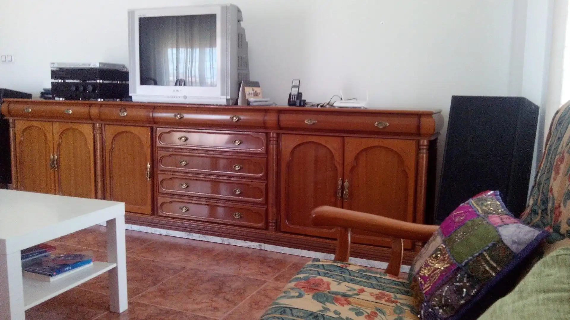 Sala d'estar de Apartament en venda en Alhama de Murcia amb Calefacció, Terrassa i Moblat