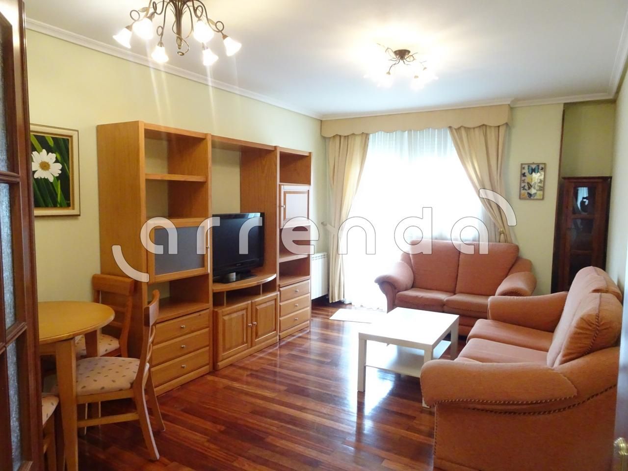 Living room of Flat to rent in El Astillero    with Parquet flooring, Storage room and Furnished