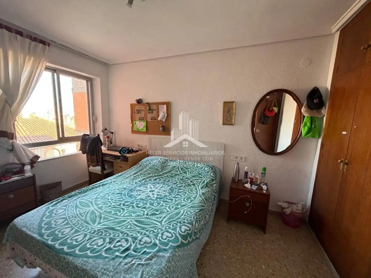 Schlafzimmer von Wohnung zur Miete in Castellón de la Plana / Castelló de la Plana mit Möbliert und Balkon