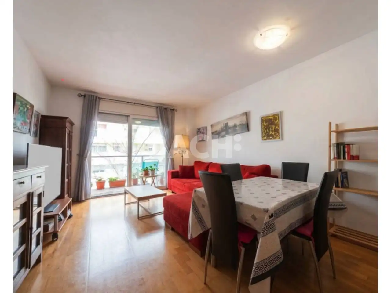 Living room of Flat for sale in Vic  with Heating, Parquet flooring and Balcony