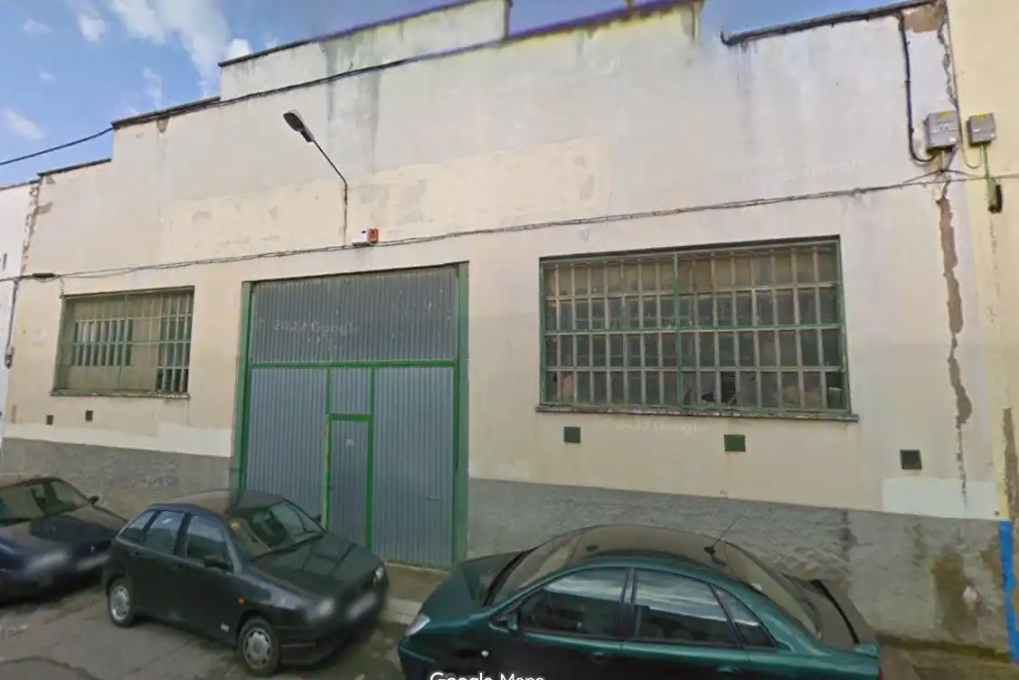 Vista exterior de Nave industrial en venta en Ansoáin / Antsoain