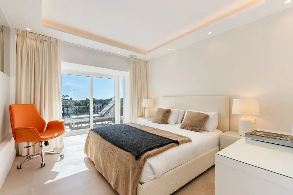 Bedroom of Detached homes for sale in Marbella  with Air Conditioner, Terrace and Community pool