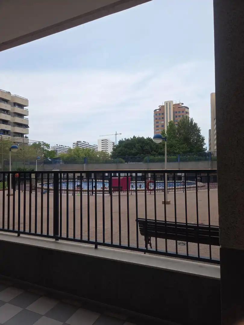 Exterior view of Flat for rent in Valencia  with Air Conditioner, Parquet flooring and Balcony