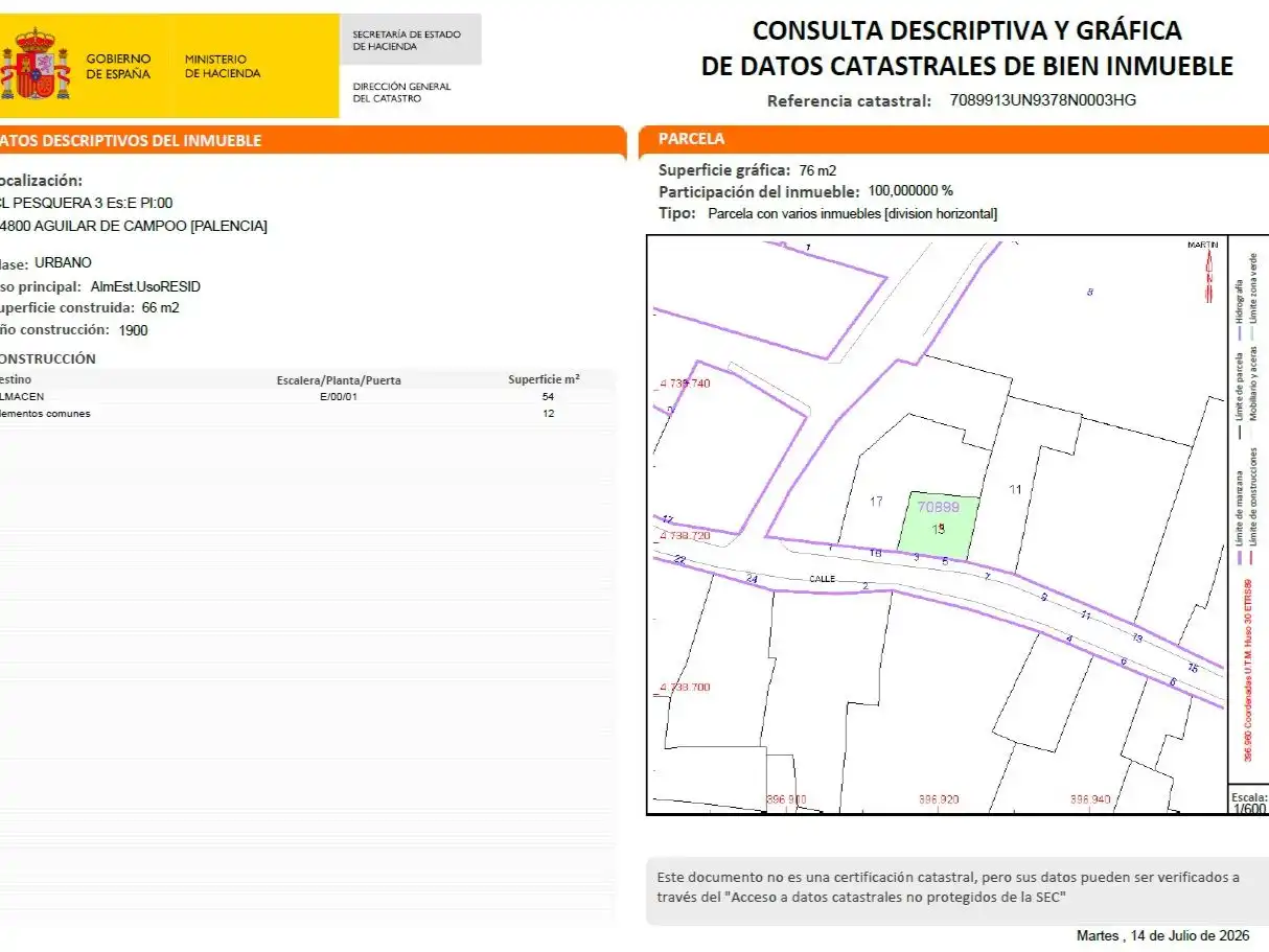 Local en venta en Aguilar de Campoo