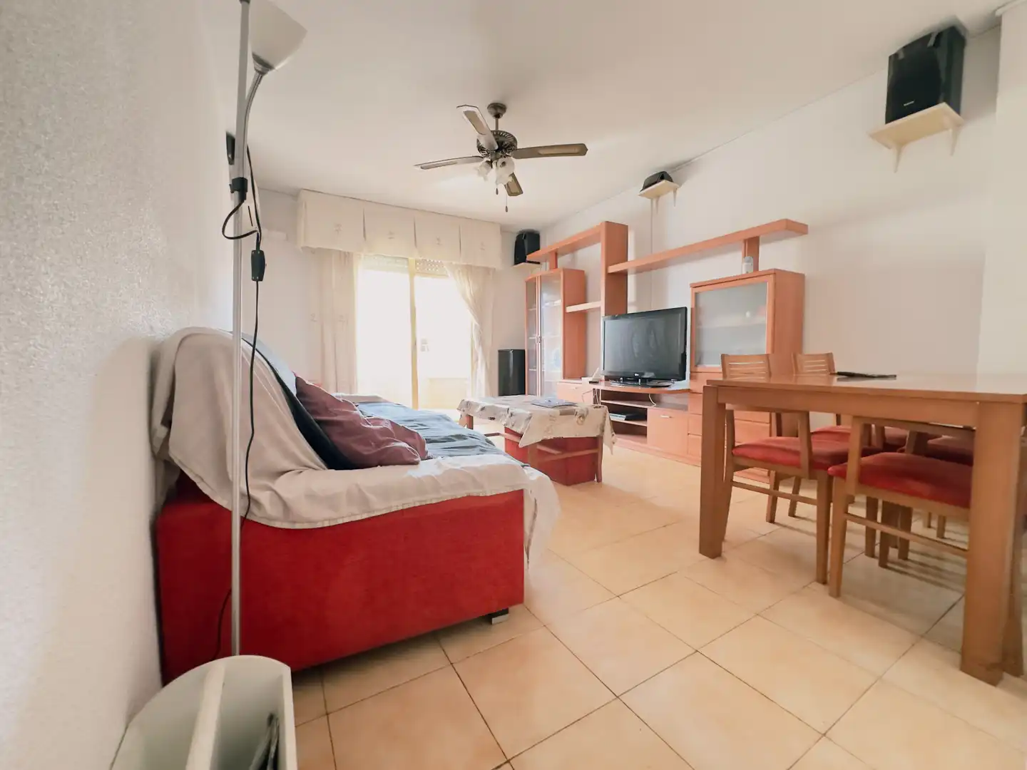 Sala de estar de Piso en venta en Santa Pola con Aire acondicionado, Terraza y Amueblado