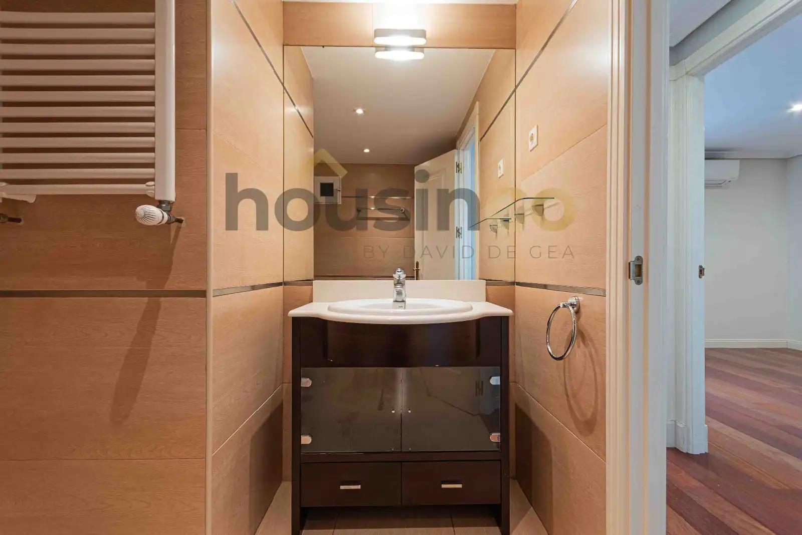 Badezimmer von Wohnung zur Miete in Madrid mit Klimaanlage, Heizung und Parkett