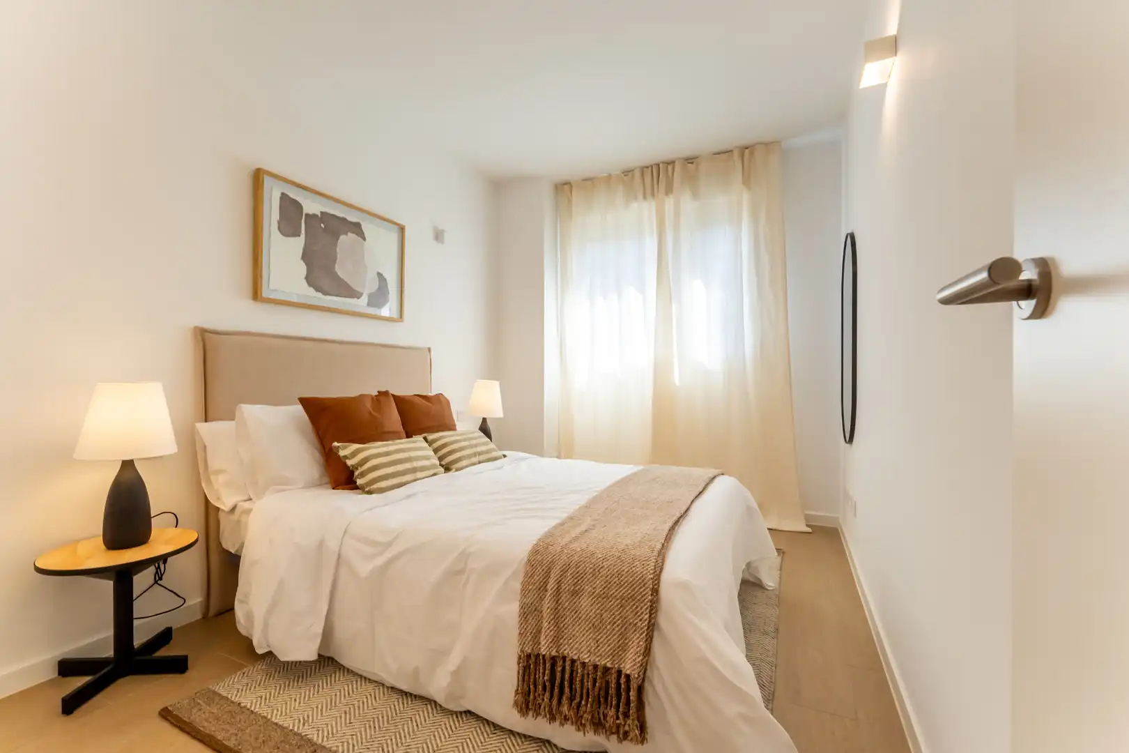 Bedroom of Apartments for rent in Madrid  with Air Conditioner, Heating and Storage room