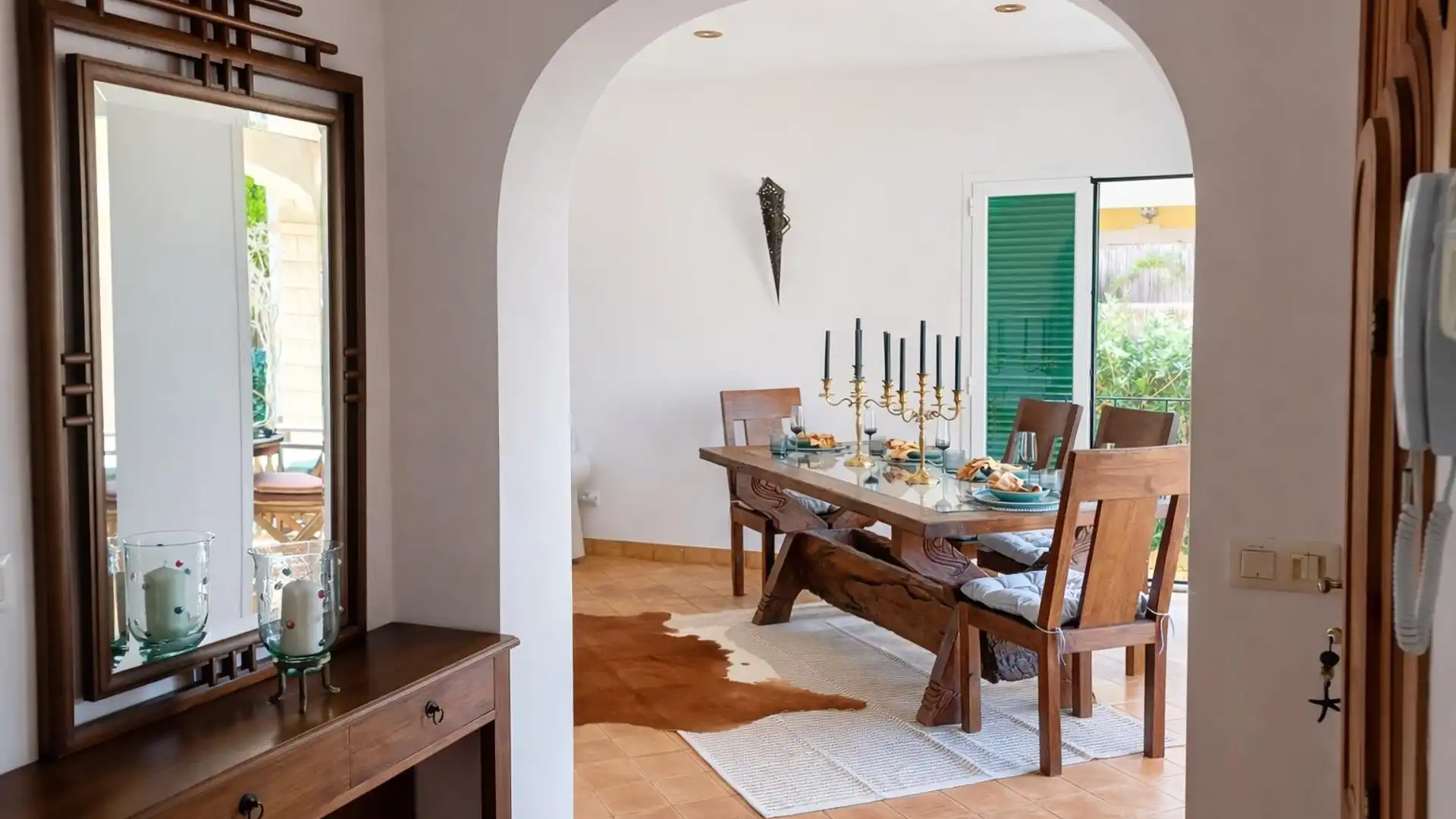 Dining room of Houses for sale in Llucmajor  with Air Conditioner, Private garden and Terrace