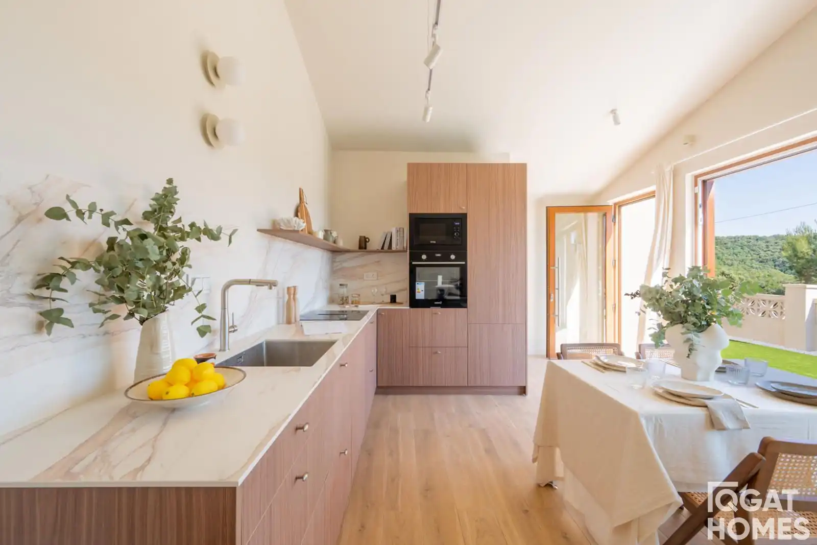 Cuina de Casa o xalet en venda en Sant Cugat del Vallès amb Aire condicionat, Calefacció i Terrassa