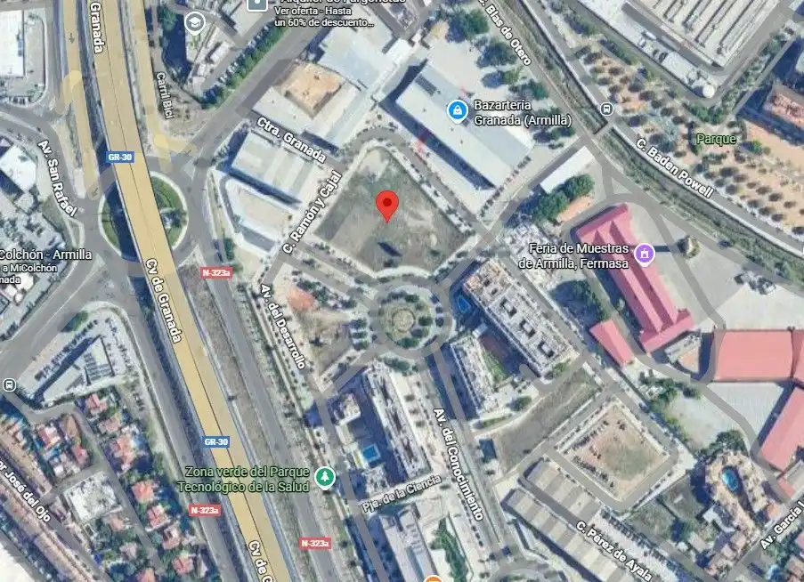 Vista exterior de Residencial en venta en Armilla