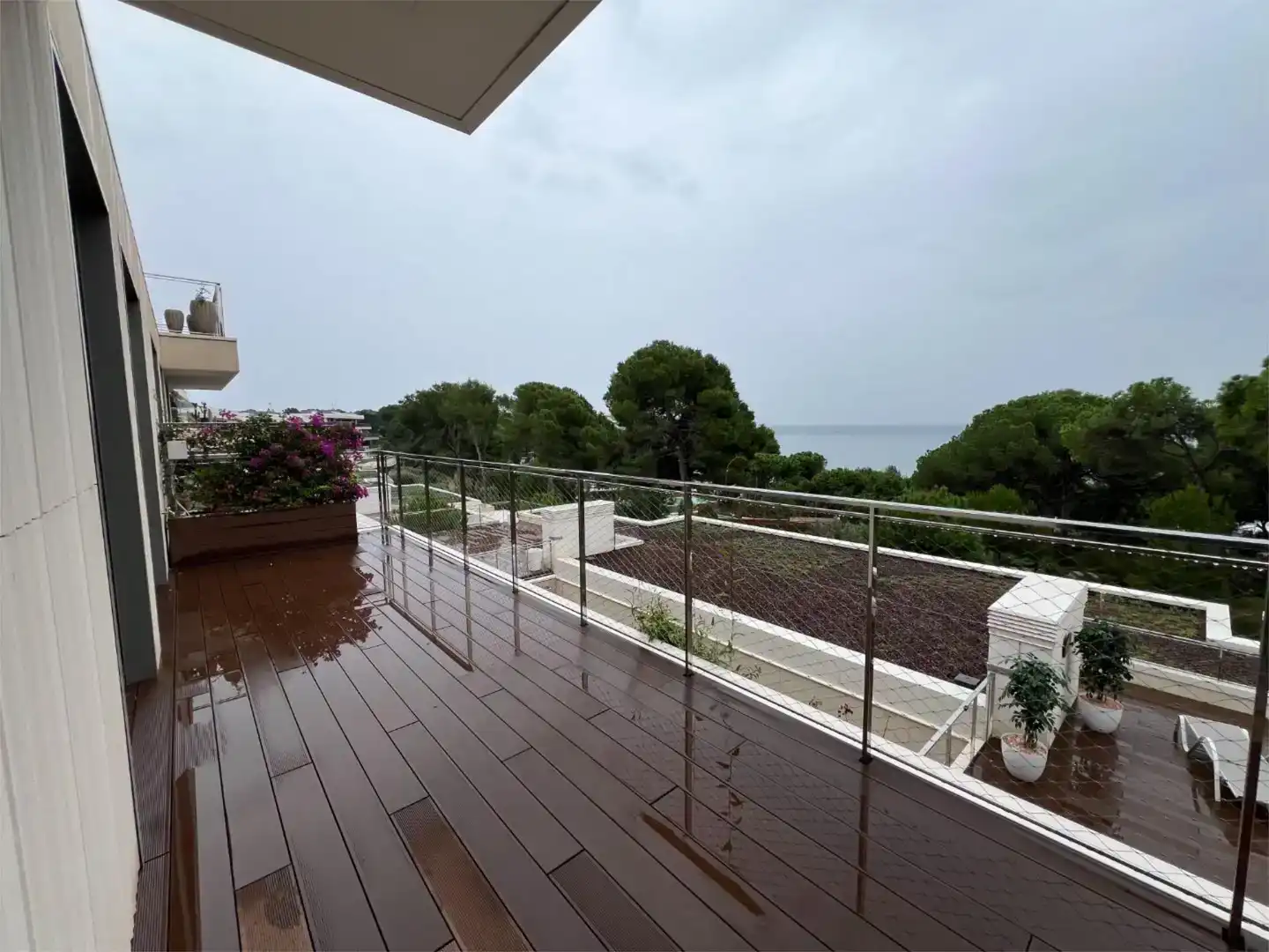 Terrasse von Wohnung zur Miete in Salou mit Klimaanlage, Schwimmbad und Balkon
