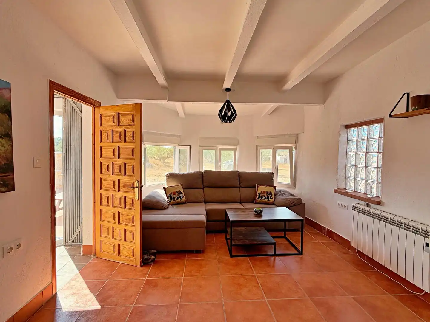 Sala d'estar de Casa o xalet en venda en Aldover, Tarragona