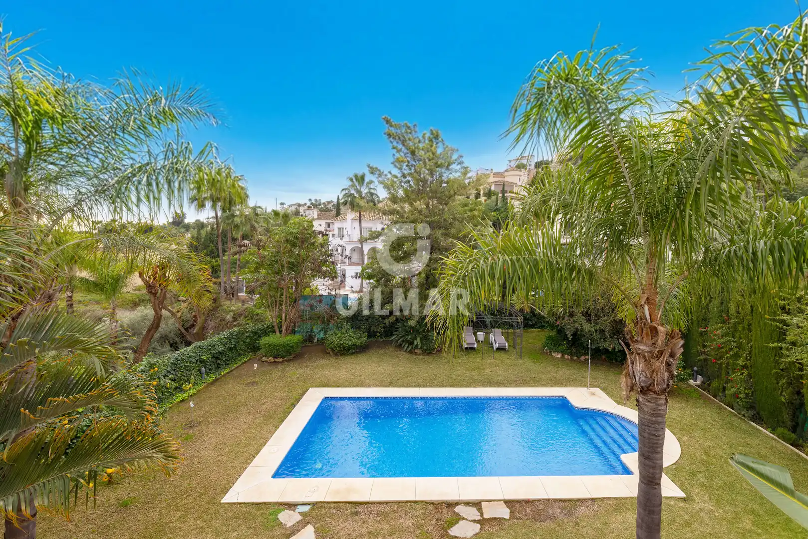 Jardín de Casa o chalet en venta en Benahavís con Calefacción, Jardín privado y Piscina
