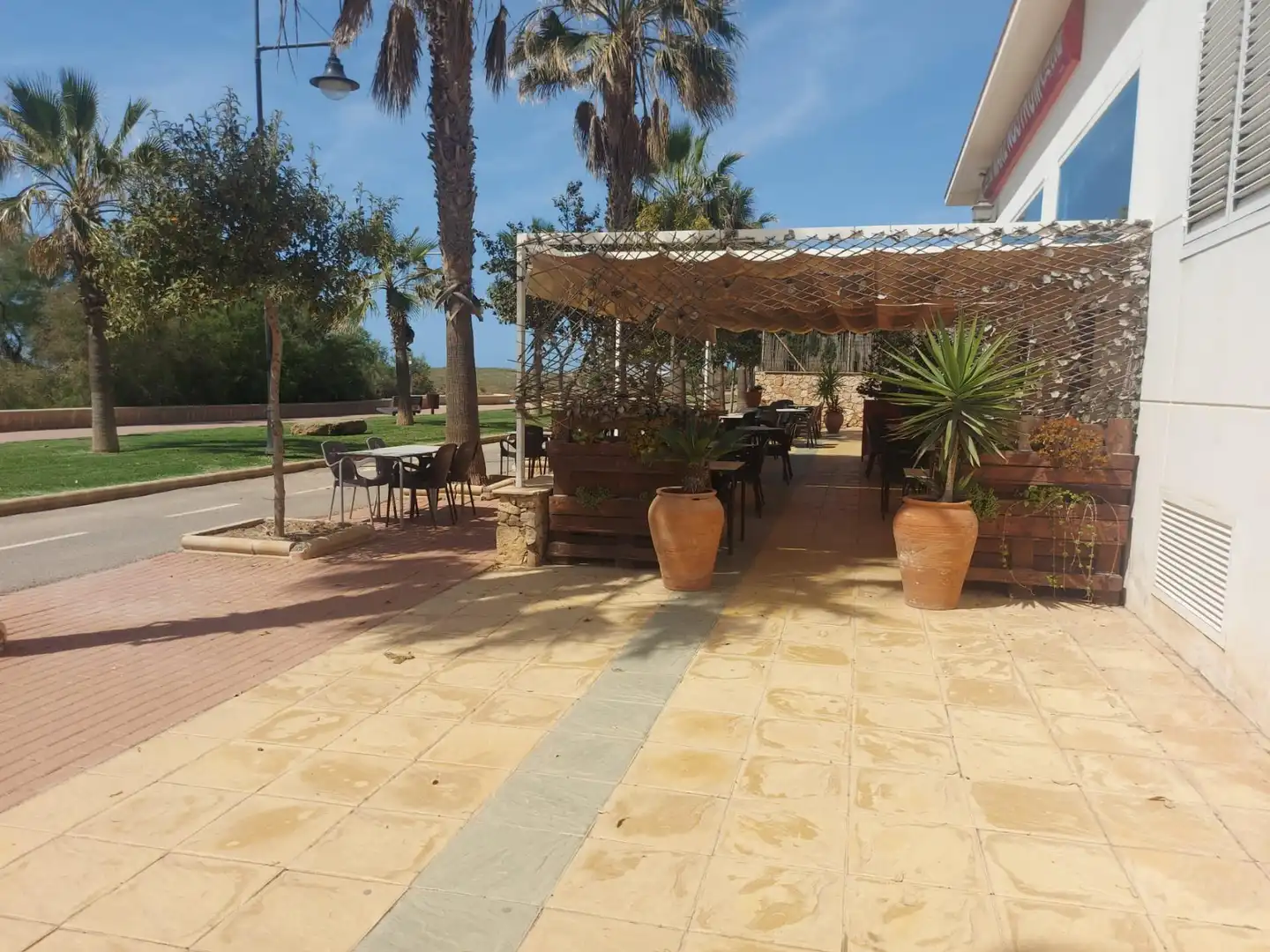Terrasse von Geschaftsraum zur Miete in El Ejido mit Klimaanlage und Terrasse