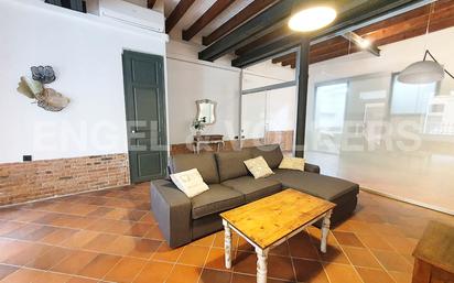 Sala d'estar de Loft de lloguer en  Barcelona Capital amb Aire condicionat, Calefacció i Terrassa