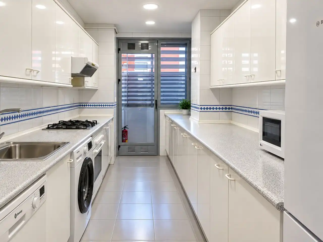 Küche von Wohnung zur Miete in  Madrid Capital mit Klimaanlage