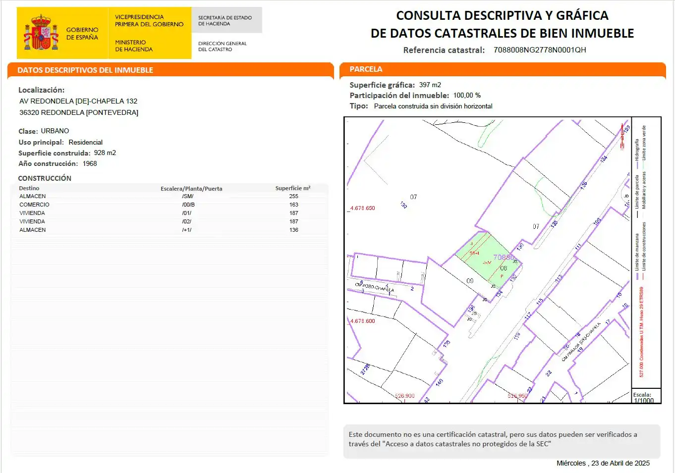 Edifici en venda a Avenida Redondela, Redondela